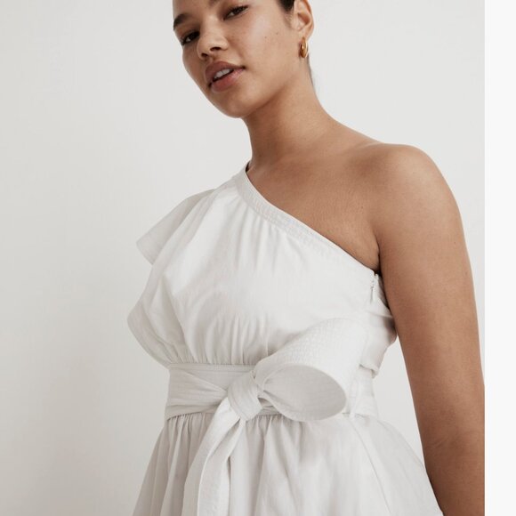 Ruffled One-Shoulder Midi Dress - Picture 6 of 13